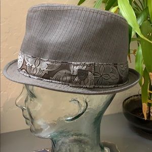 Goorin Brothers Minna lined Fedora Hat denim color